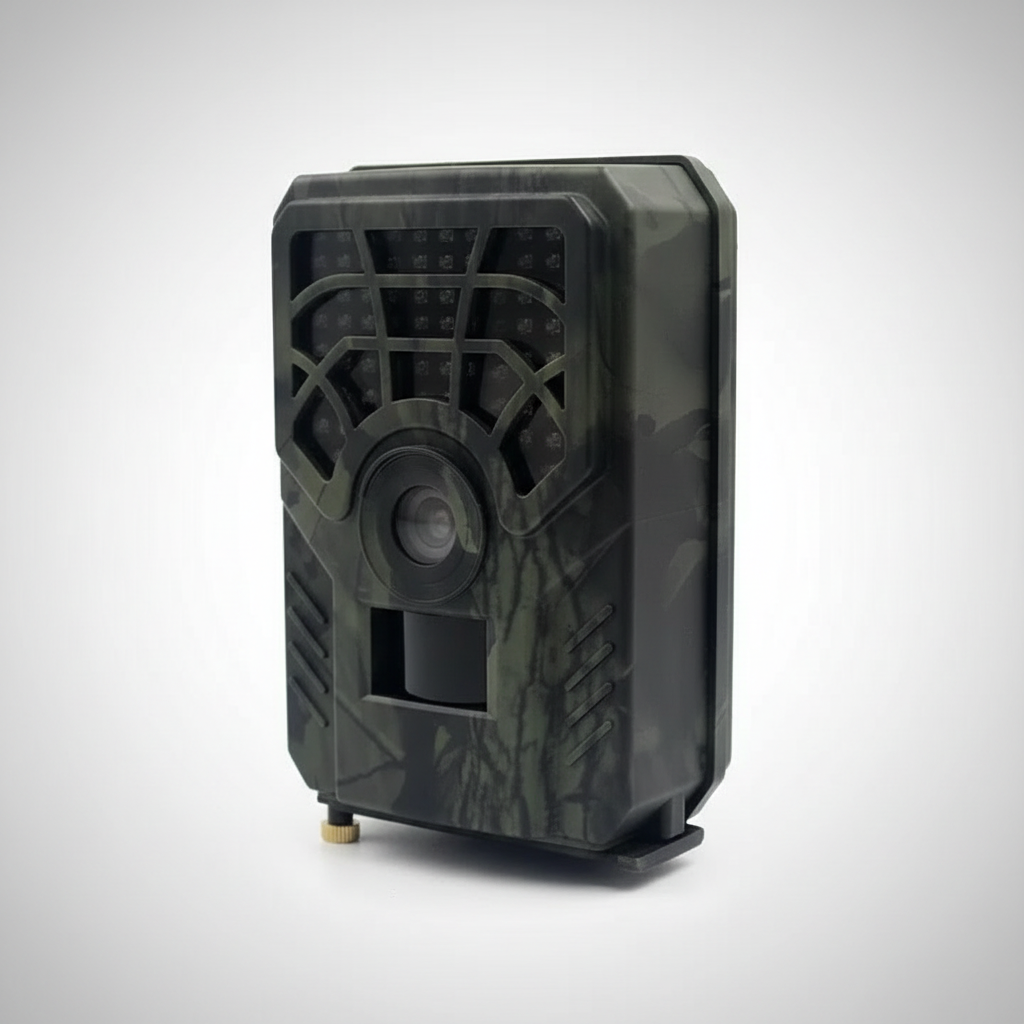 Camouflage wildlife camera with infrared night vision