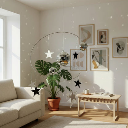 Celestial Solar System Mobile Wind Chime