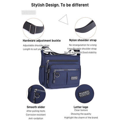 Spacious Multi Compartment Men's Travel Bag