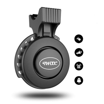 Electric Bike Horn - 4 Sound Modes Rechargeable Waterproof Electronic Bicycle Horn - Yeezlab