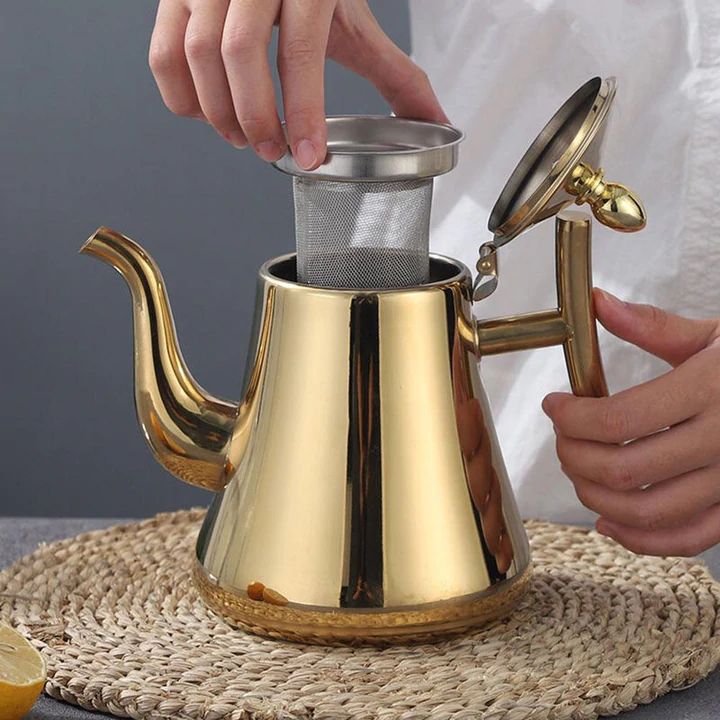 Luxury Stainless Steel Tea Infuser Pot - Yeezlab