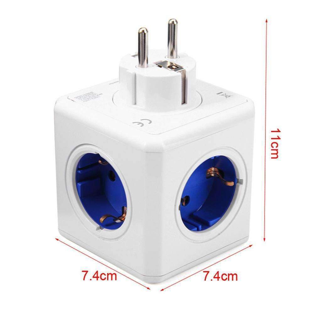 Compact Portable Power Cube Adapter