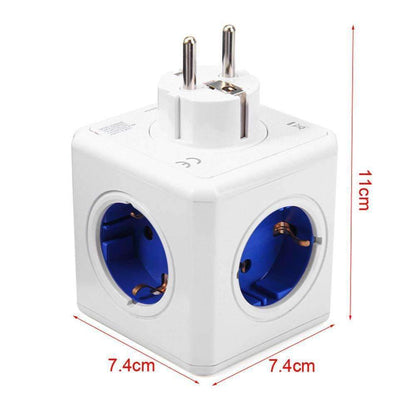 Compact Portable Power Cube Adapter