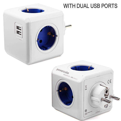 Compact Portable Power Cube Adapter