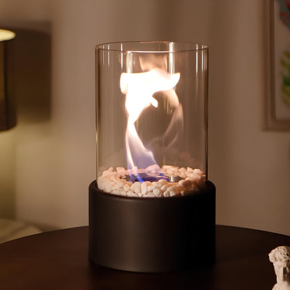 Elegant Glass Table Oil Burner Fireplace