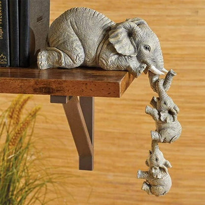 Unique 3-Piece Elephant Decor Figurine - Yeezlab