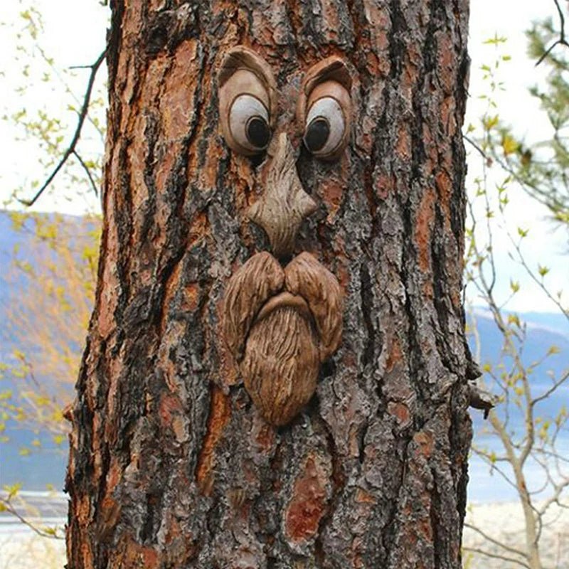 Fun Garden Tree Man Statue