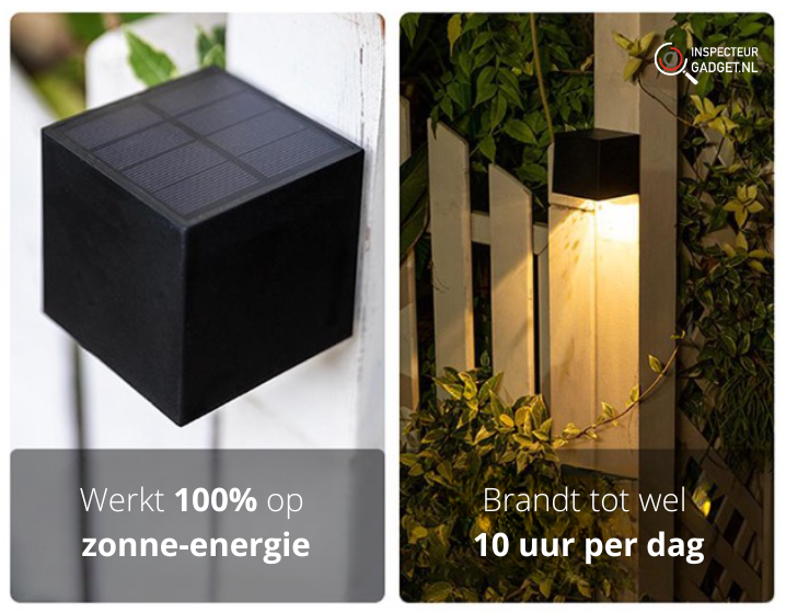 Outdoor Solar Powered LED Cube Wall Lights - Yeezlab
