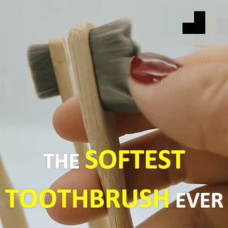 Gentle Bristle Eco Friendly Bamboo Toothbrush