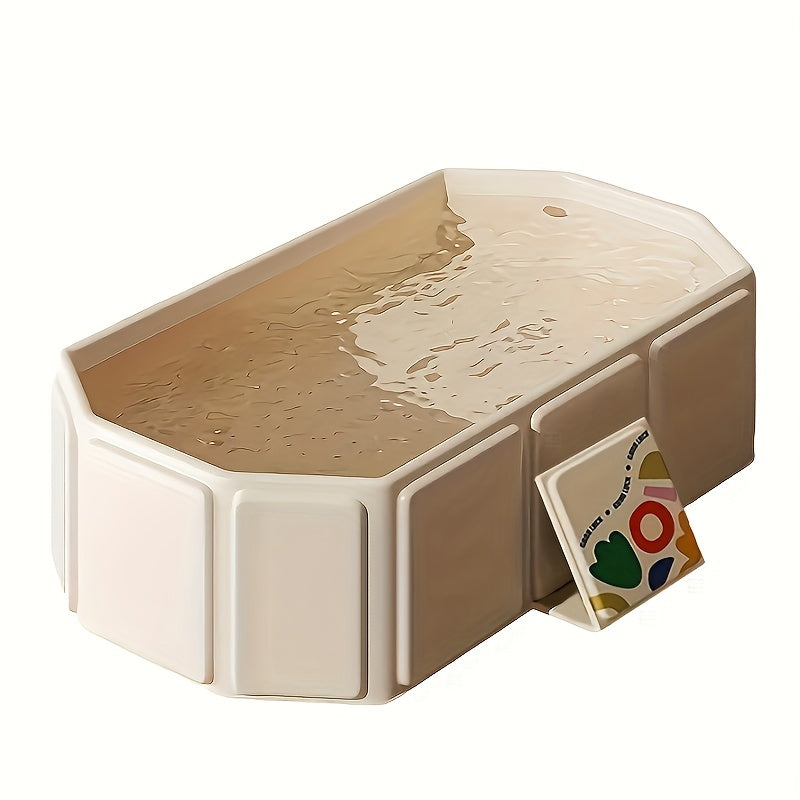 Portable Folding Bath Tub with Storage & Fast Fill - Yeezlab
