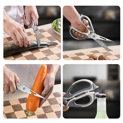 Premium 5-in-1 Kitchen Shears for Easy Food Prep