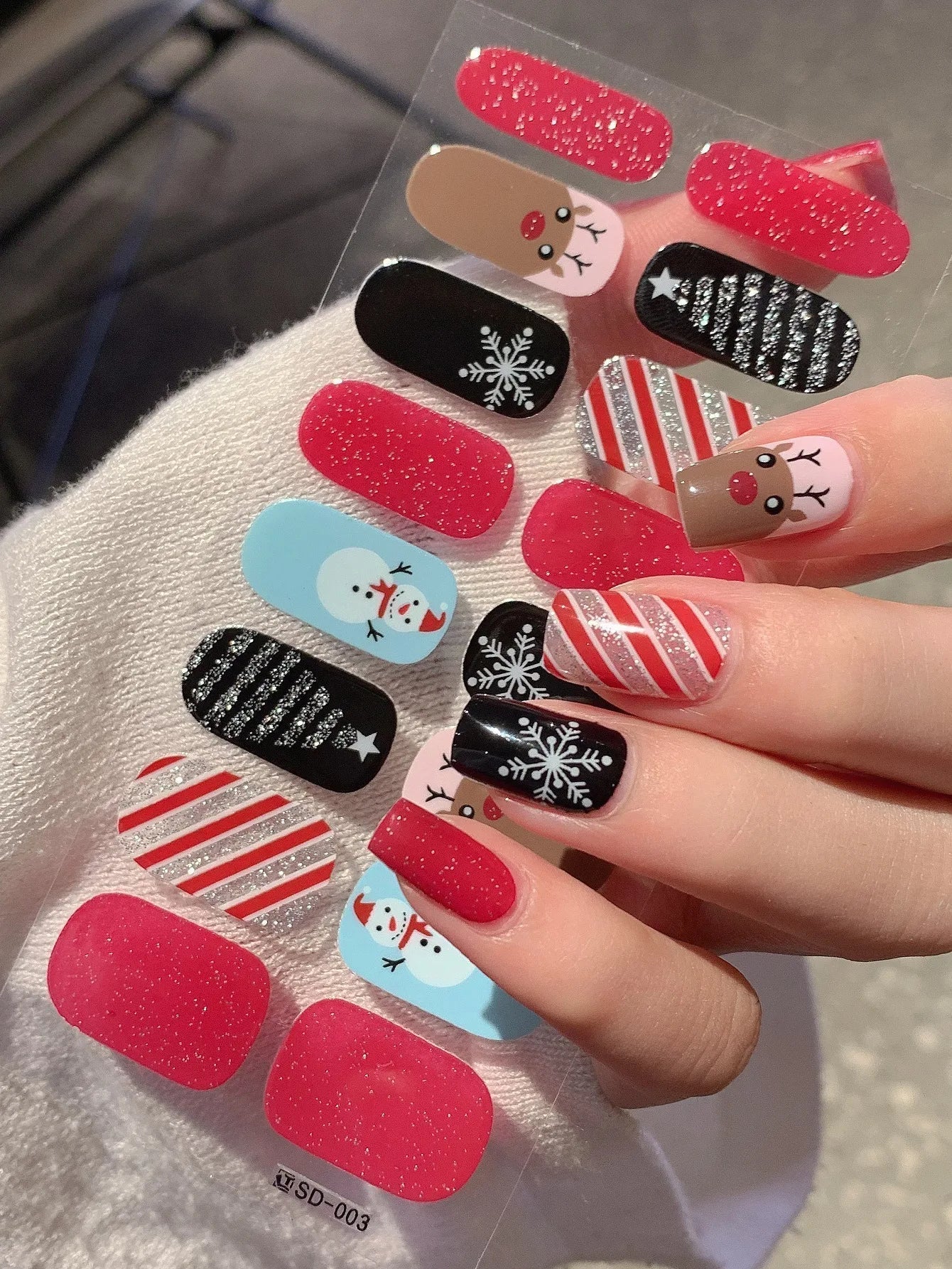 Easy Christmas Nail Art Kit, Salon Quality at Home
