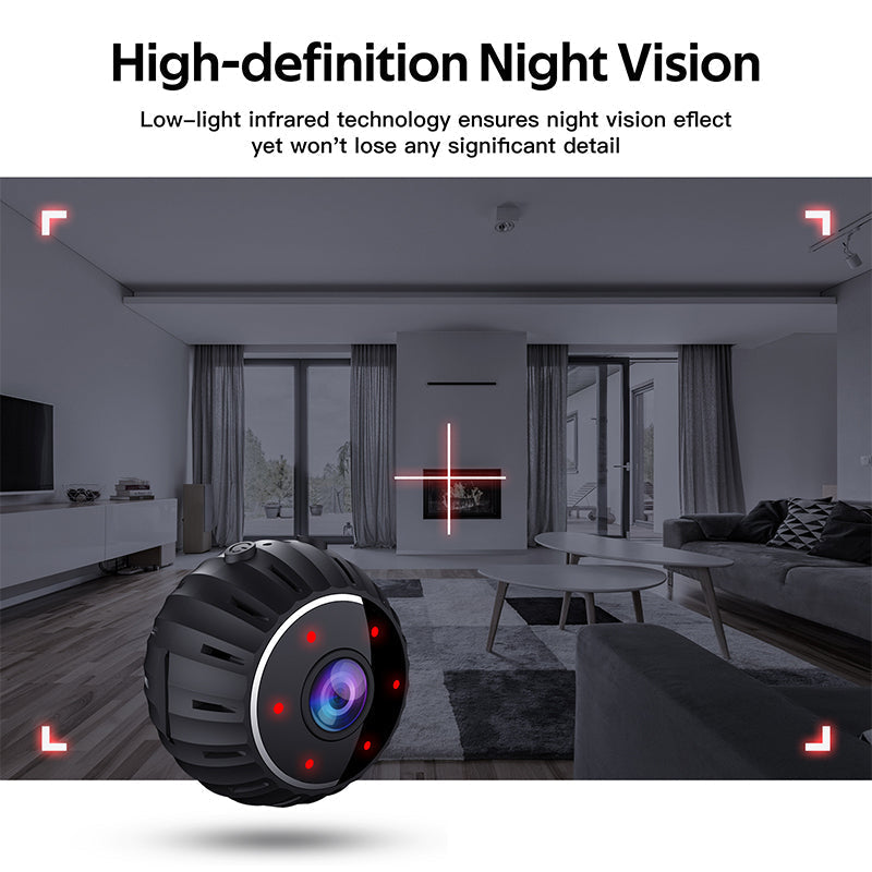 Compact Motion Alert Wi-Fi Night Vision HD Camera
