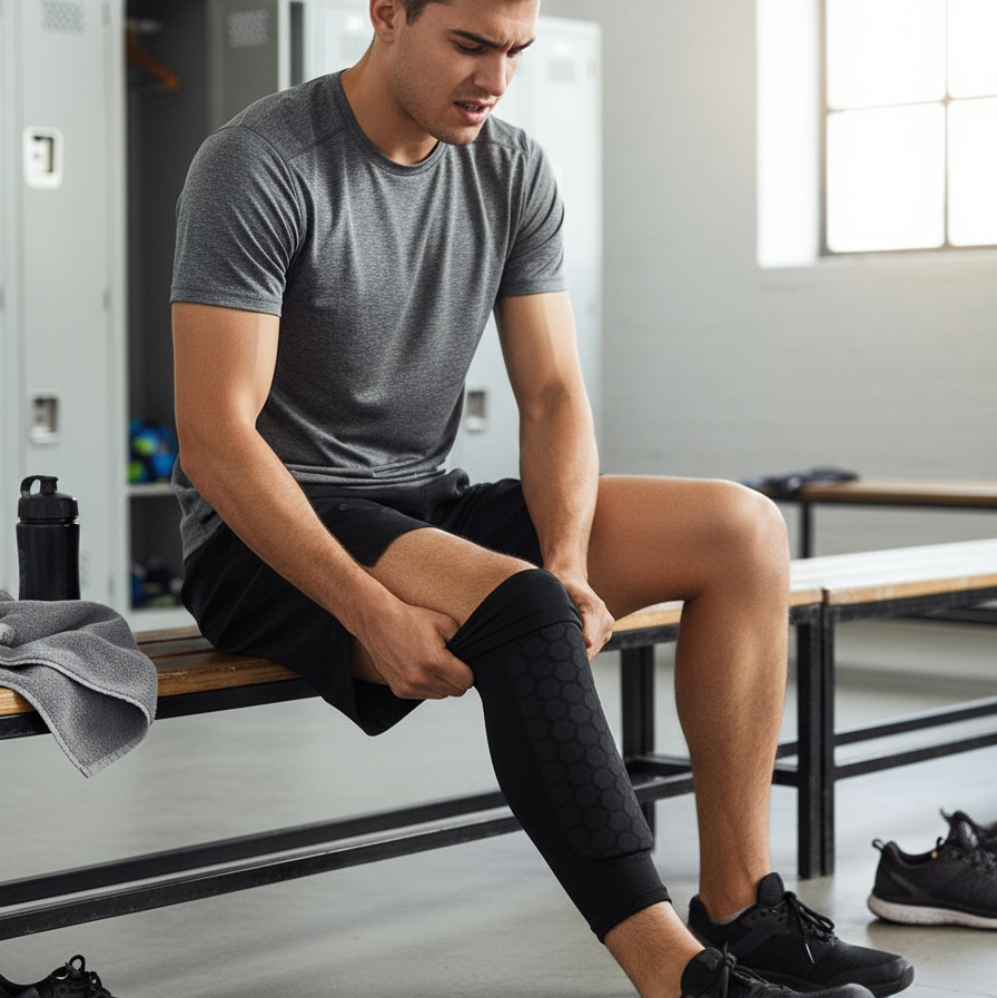 Honeycomb Leg Sleeves with Shin Protection