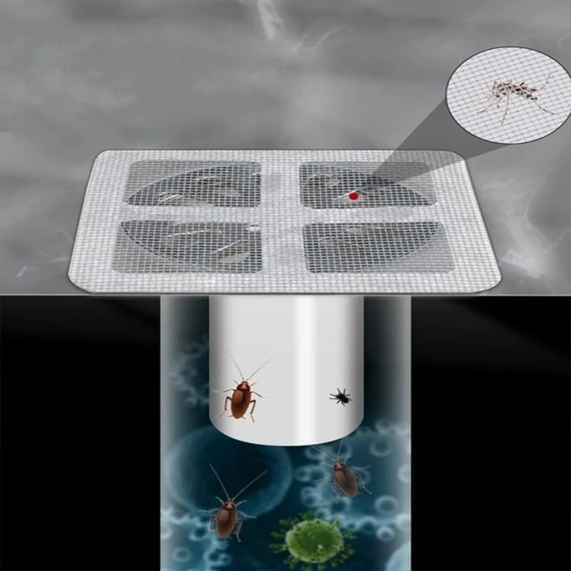 Easy Clean Drain Stickers - Hair Stopper & Bug Blocker