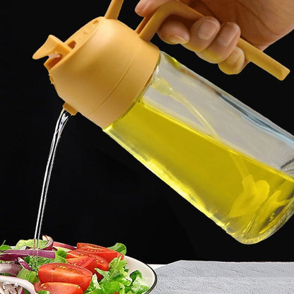 Premium Glass Oil Spray Bottle Dispenser