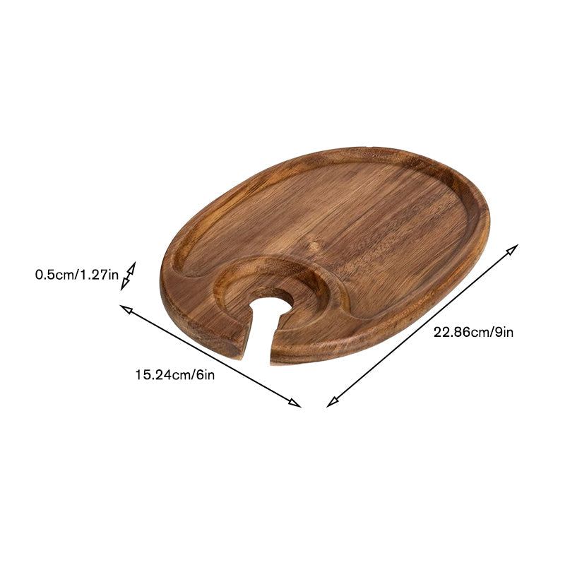 Wine and Cheese Serving Plate Set