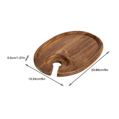 Wine and Cheese Serving Plate Set