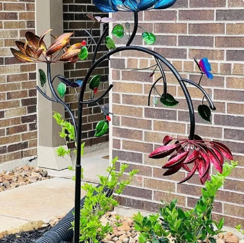 Vibrant Colorful Garden Decor