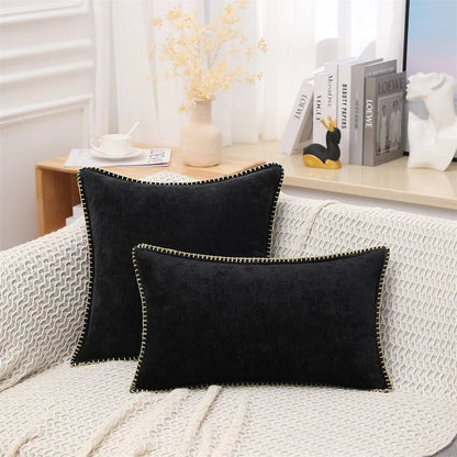 Plush Chenille Velvet Cushion Cover