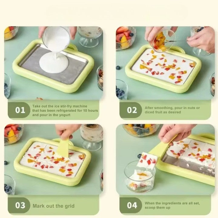 Quick Frozen Treat Ice Cream Maker Tray