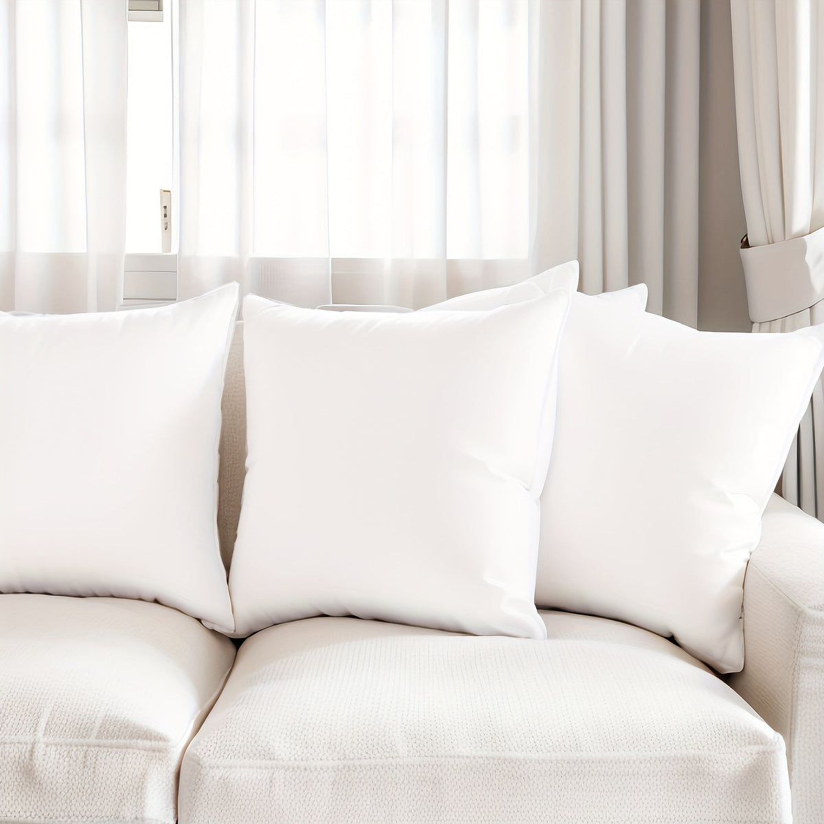 Soft Hypoallergenic Pillow Inserts Set of 4 - Yeezlab