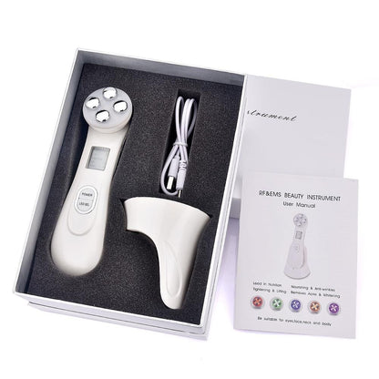Glowing LED facial skin renewal device