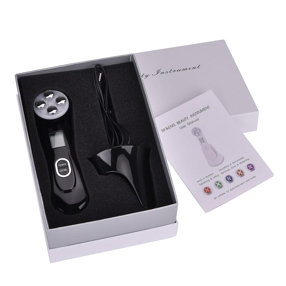 Glowing LED facial skin renewal device