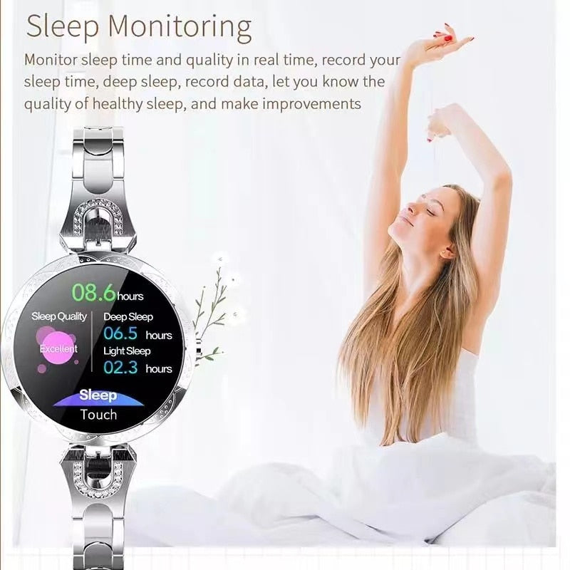 Waterproof Women's Fitness Smartwatch with Health Tracker