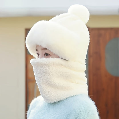 Soft Fleece Beanie and Scarf Set