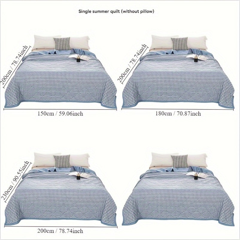 Stylish Plaid Throw Blanket for Chill Nights
