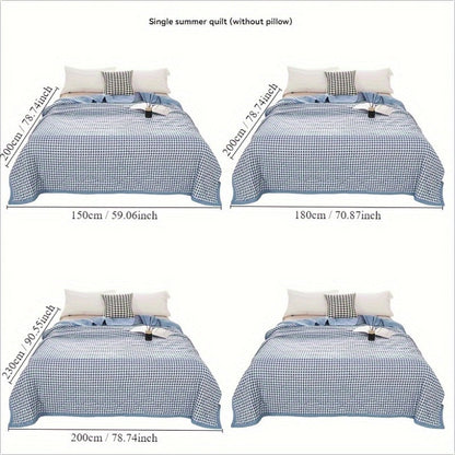 Stylish Plaid Throw Blanket for Chill Nights