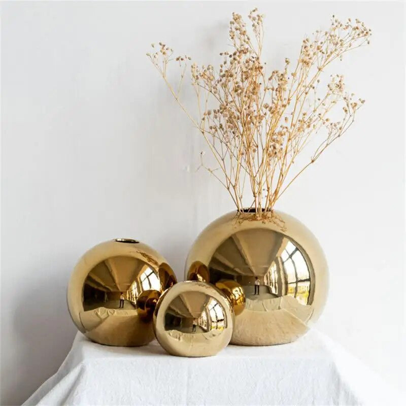 Luxury Glass Globe Vase