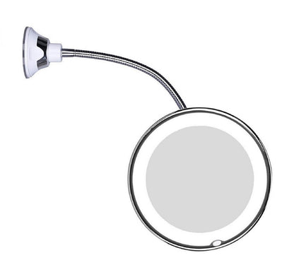 Portable LED Makeup Mirror with 10x Magnification - Yeezlab