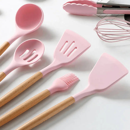 Flexible Silicone Cooking Utensil Set
