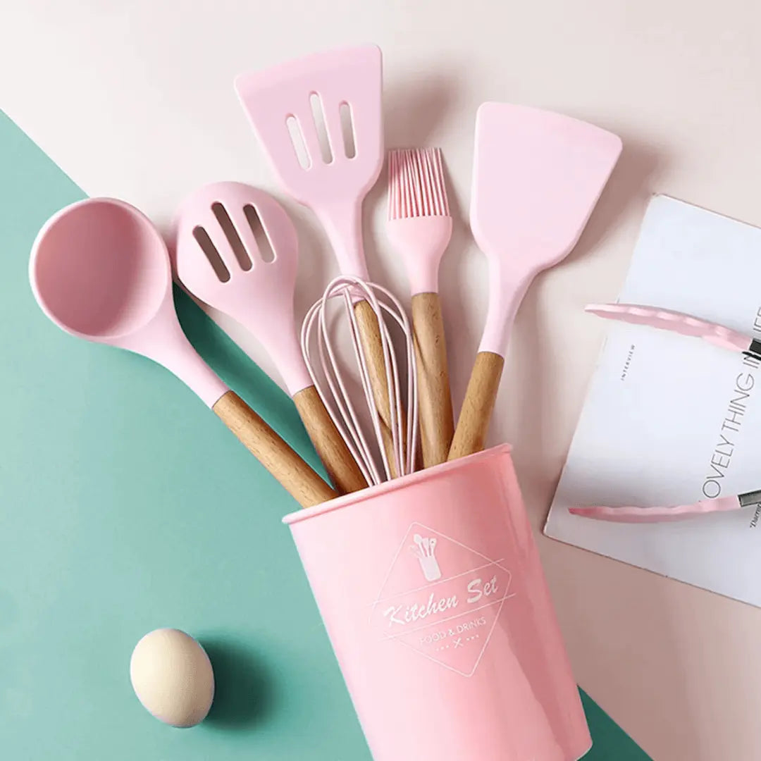Flexible Silicone Cooking Utensil Set