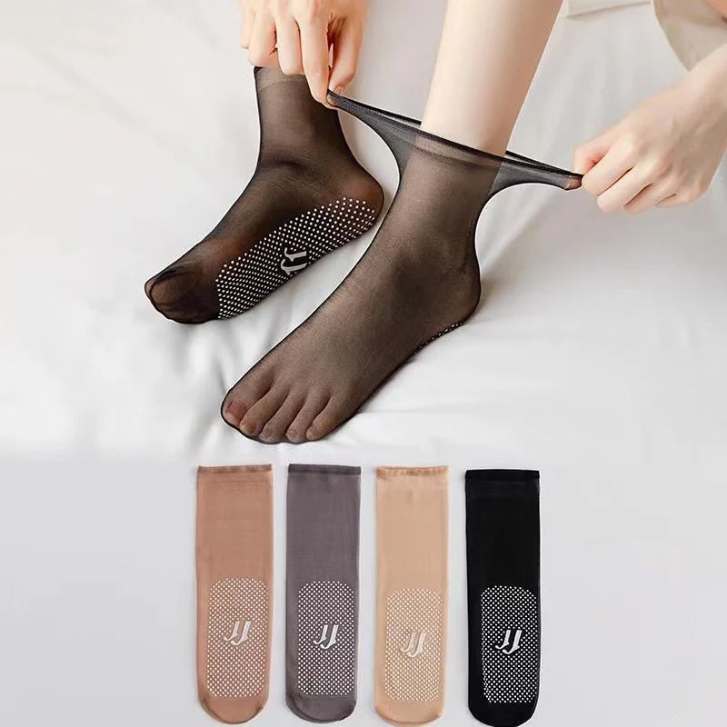 Clear Grip Crystal Soft Socks
