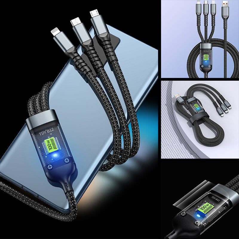 Quick Charge 3-in-1 USB Data Cable