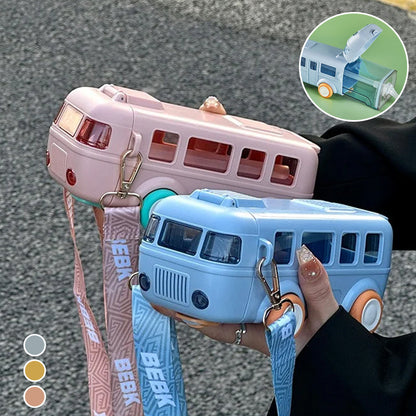 Fun Travel Bus Shaped Water Bottle