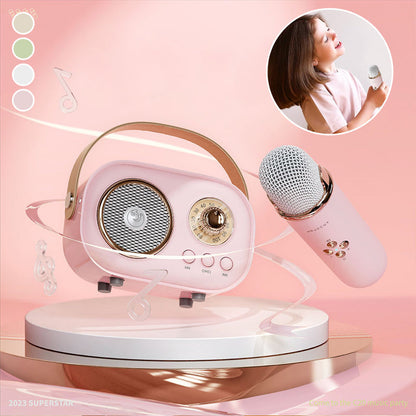 Portable Karaoke System & Wireless Bluetooth Speaker