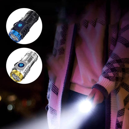 Compact Triple LED Pocket Flashlight