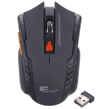 Compact Wireless Gaming Mouse 2000DPI Optical Sensor