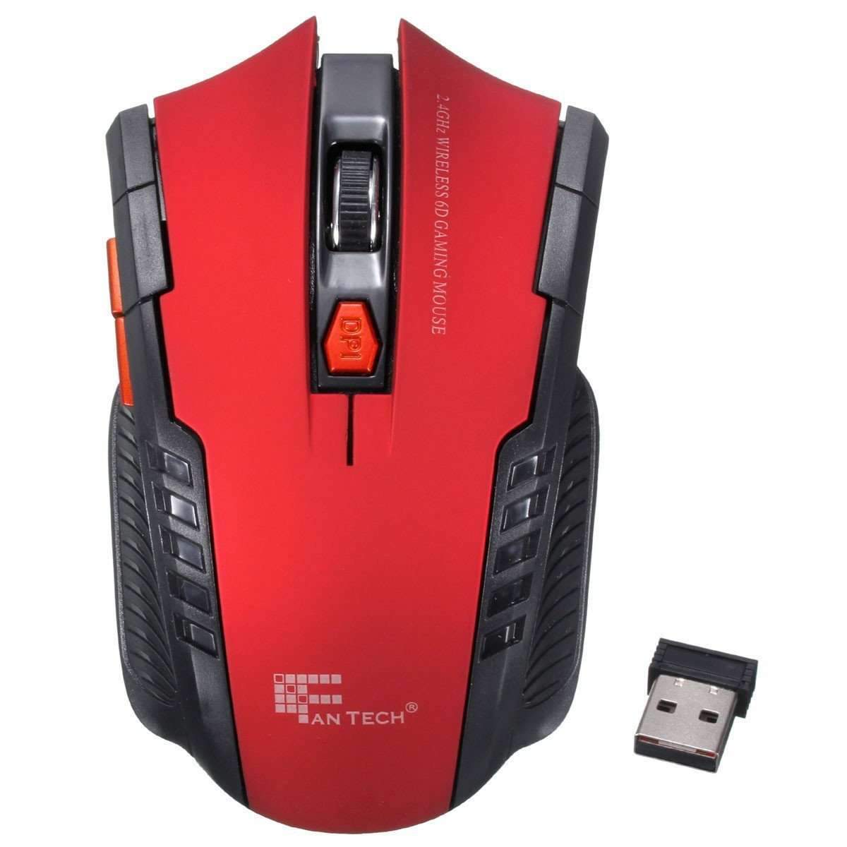Compact Wireless Gaming Mouse 2000DPI Optical Sensor