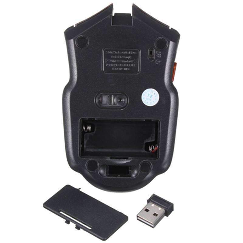 Compact Wireless Gaming Mouse 2000DPI Optical Sensor