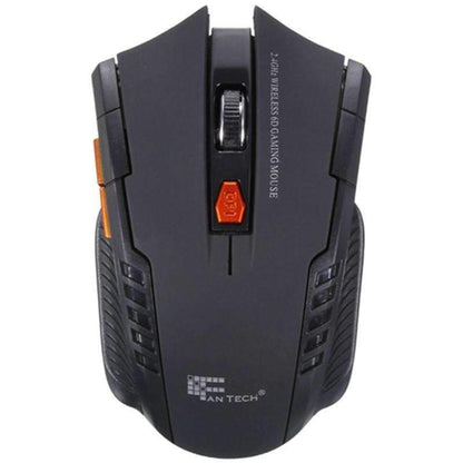 Compact Wireless Gaming Mouse 2000DPI Optical Sensor