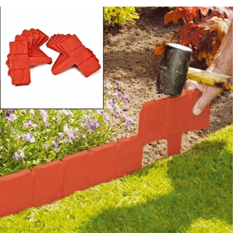 Easy Install Garden Border Fence - 20pc Set