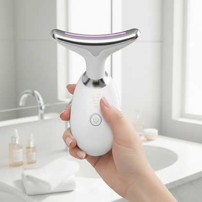 LED Face and Neck Lifting Massager