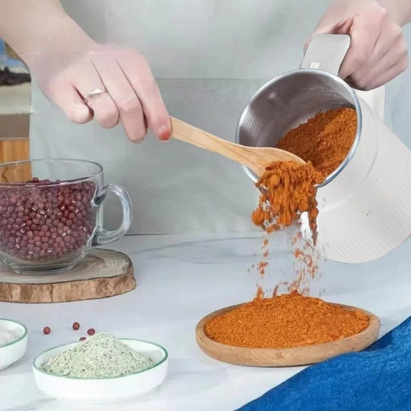 Electric Grain Mill - Compact Powerful Flour Grinder