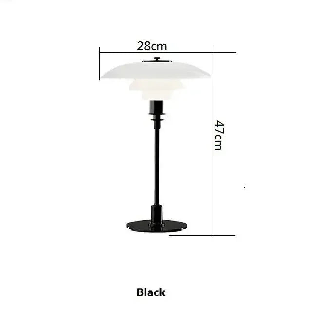 Beautiful Glass Table Lamp - Soft Glow