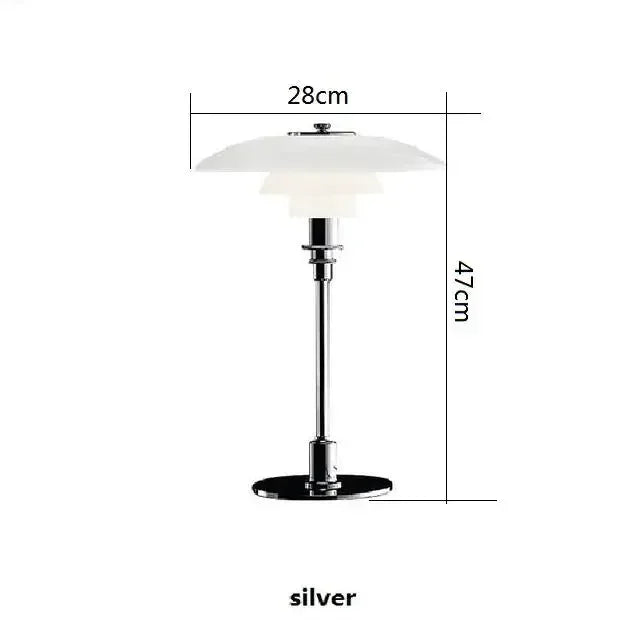 Beautiful Glass Table Lamp - Soft Glow